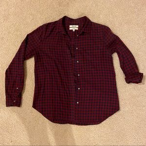 Madewell Plaid Button Down